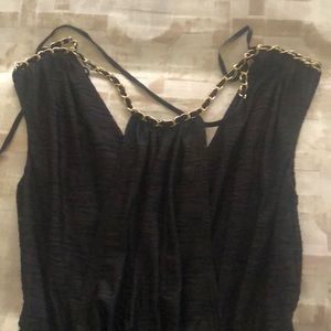 Bebe black jumpsuit